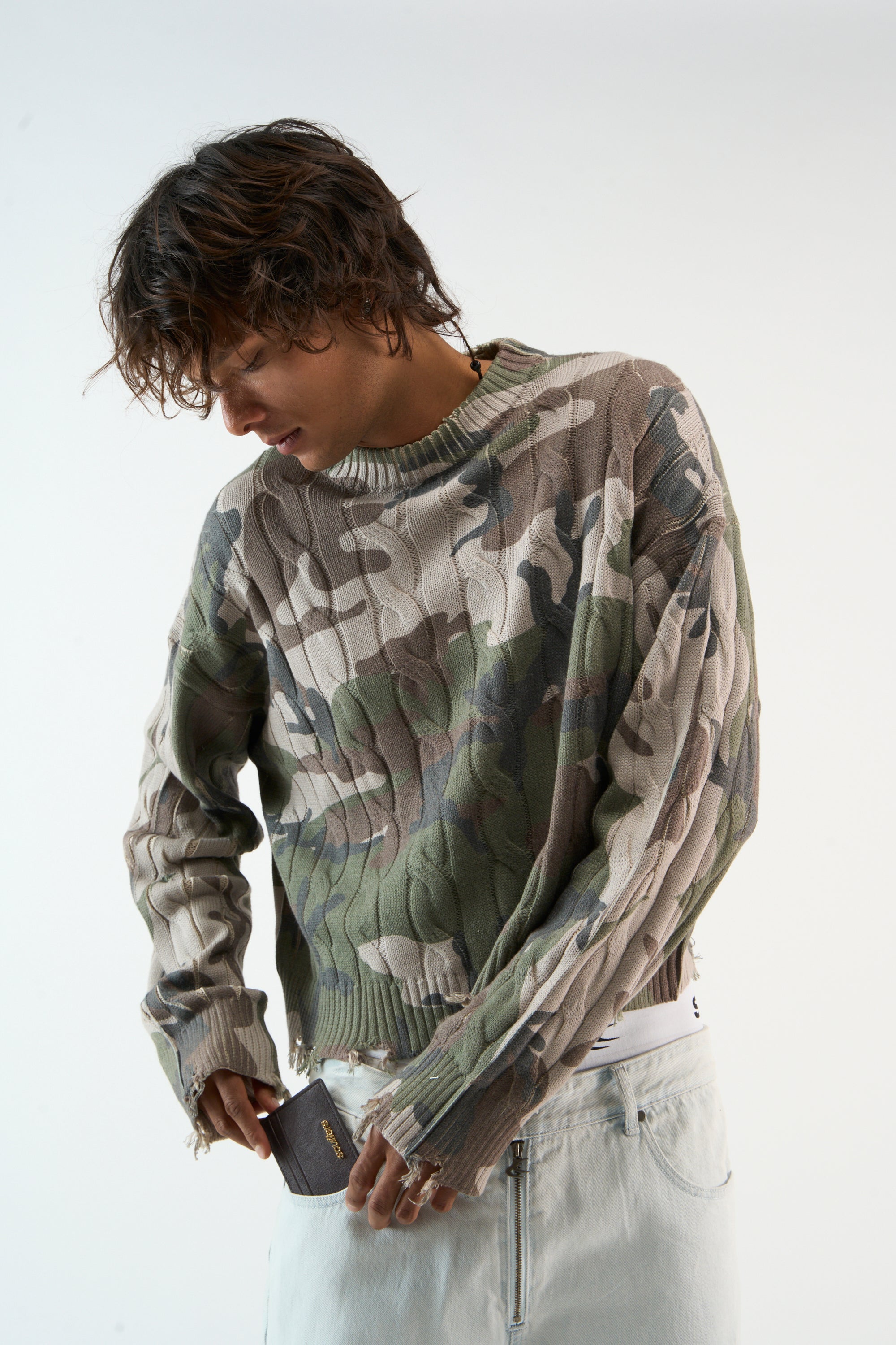 TRENCH CAMO KNIT