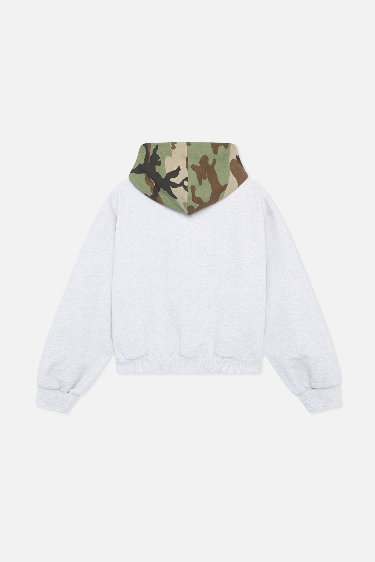 ZIPPER CAMO HOODIE
