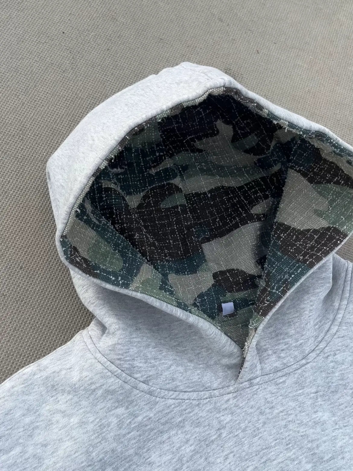 Reversible Camo-Grey Hoodie