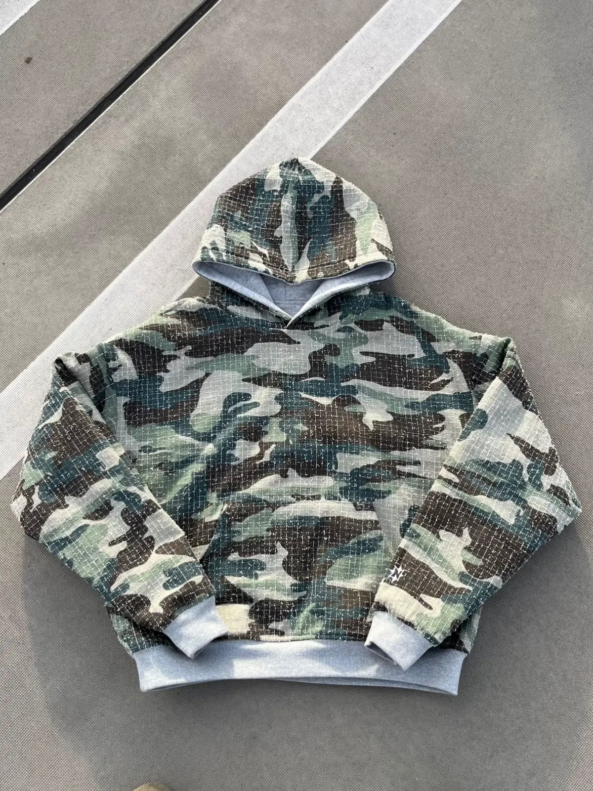 Reversible Camo-Grey Hoodie