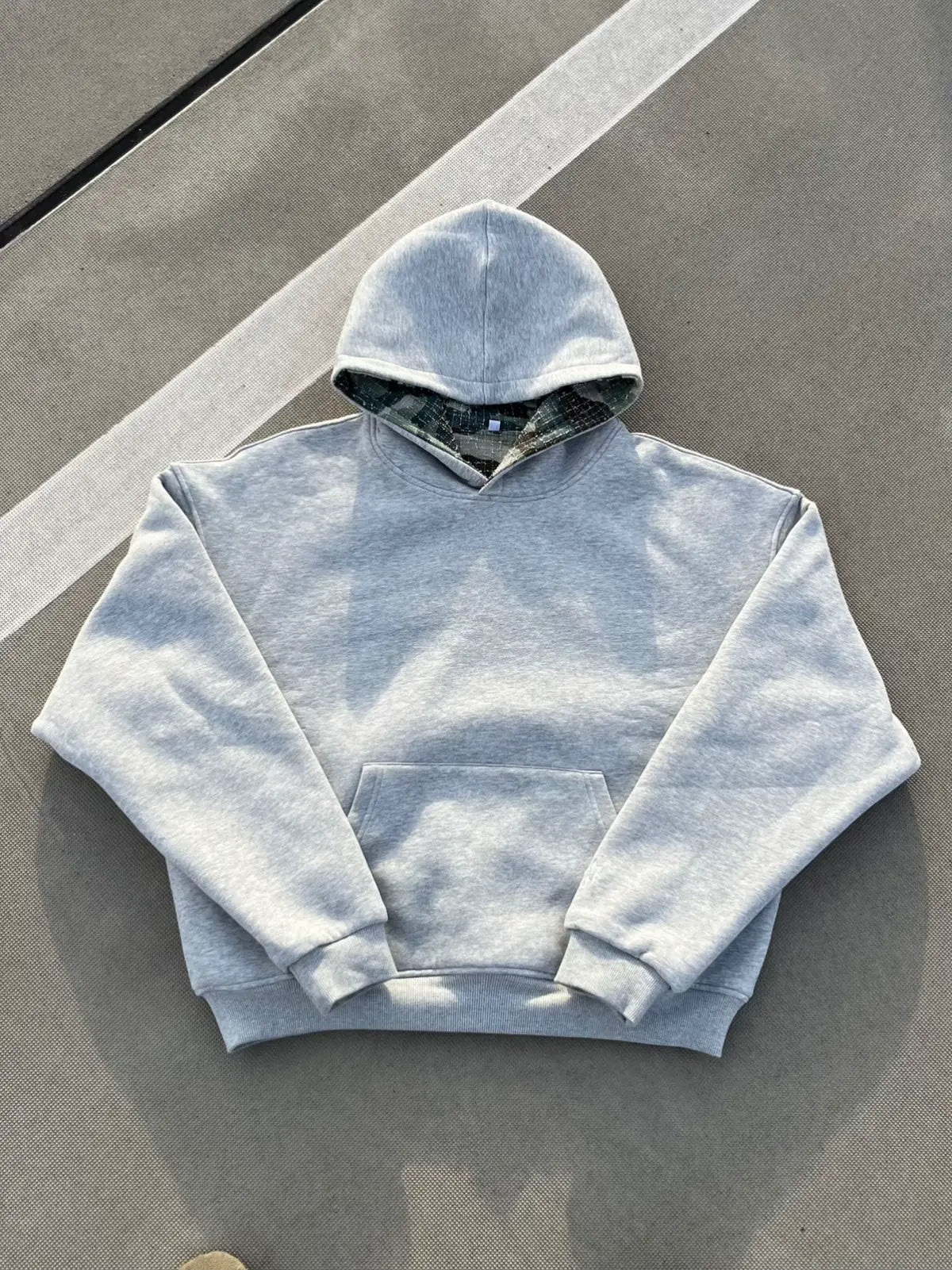 Reversible Camo-Grey Hoodie